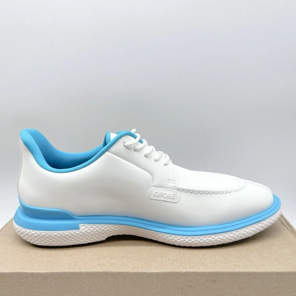 G/Fore Gallivan2R ⛳️ Golf Split Toe Shoe White Blue Men's US 9 (GMF000108)